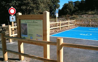 Parking aménagé