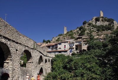 Vue sur le village de Volonne