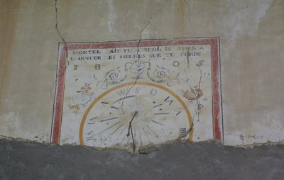 Cadran solaire à Fouillouse