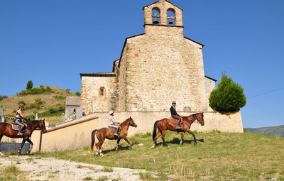 Route Napoléon à cheval de Castellane à Senez