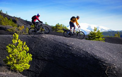 VTT dans les Terres Noires