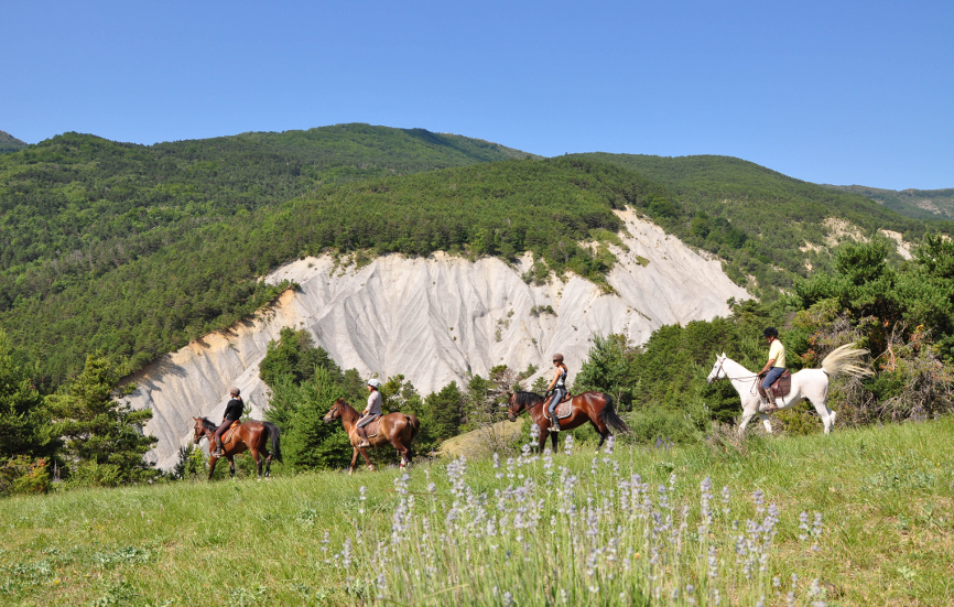 Route Napoléon à cheval de Castellane à Senez