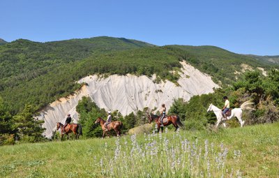 Route Napoléon à cheval de Castellane à Senez