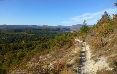 Vue sur la montagne de Lure