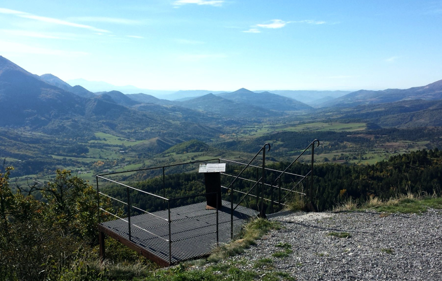 Vue du col de l'Hysope