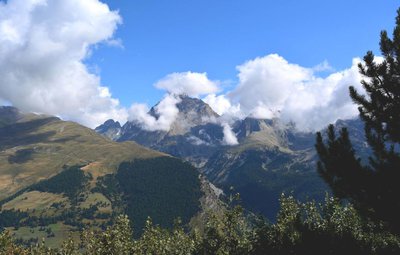 Le Viso depuis le col de Battagliola
