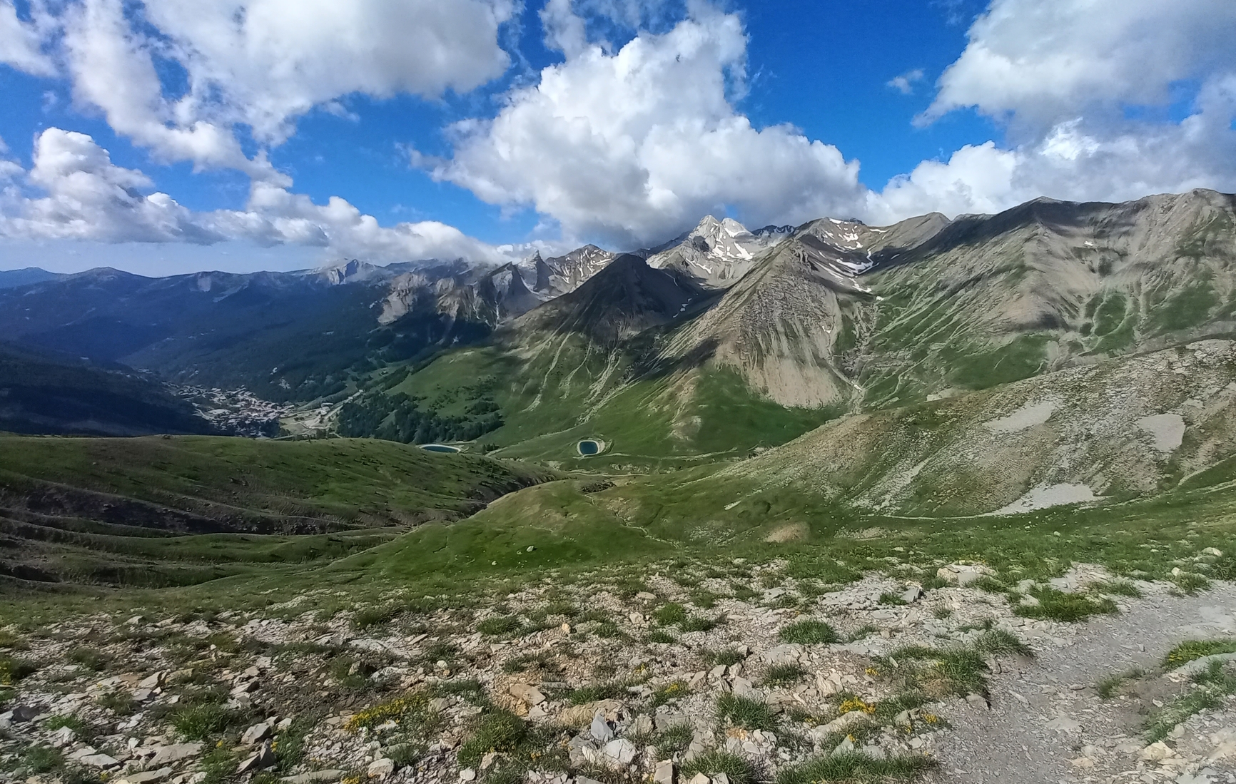 La Foux d'Allos depuis la Tête de Vescal