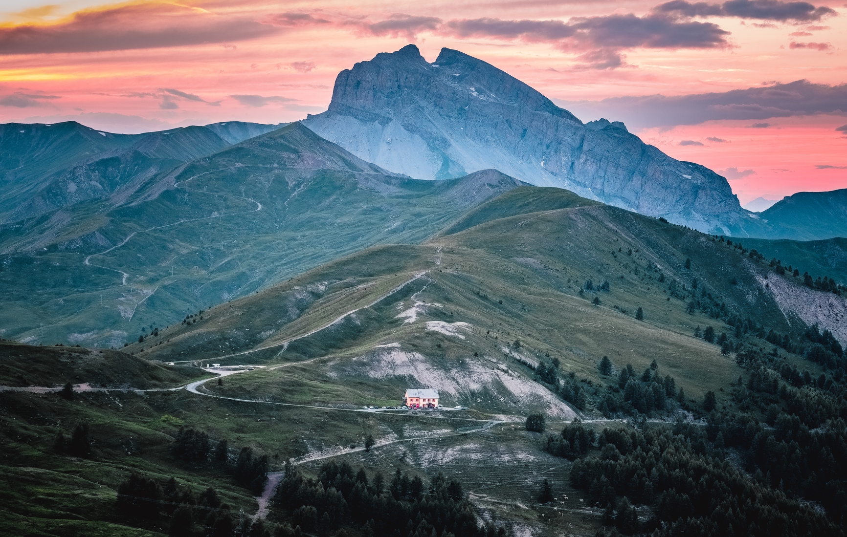 Le col d'Allos et la Grande Séolane