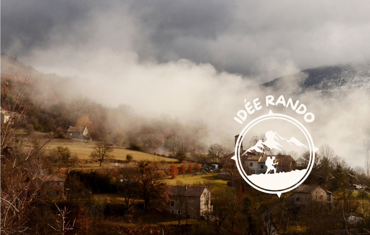 Blieux dans la brume