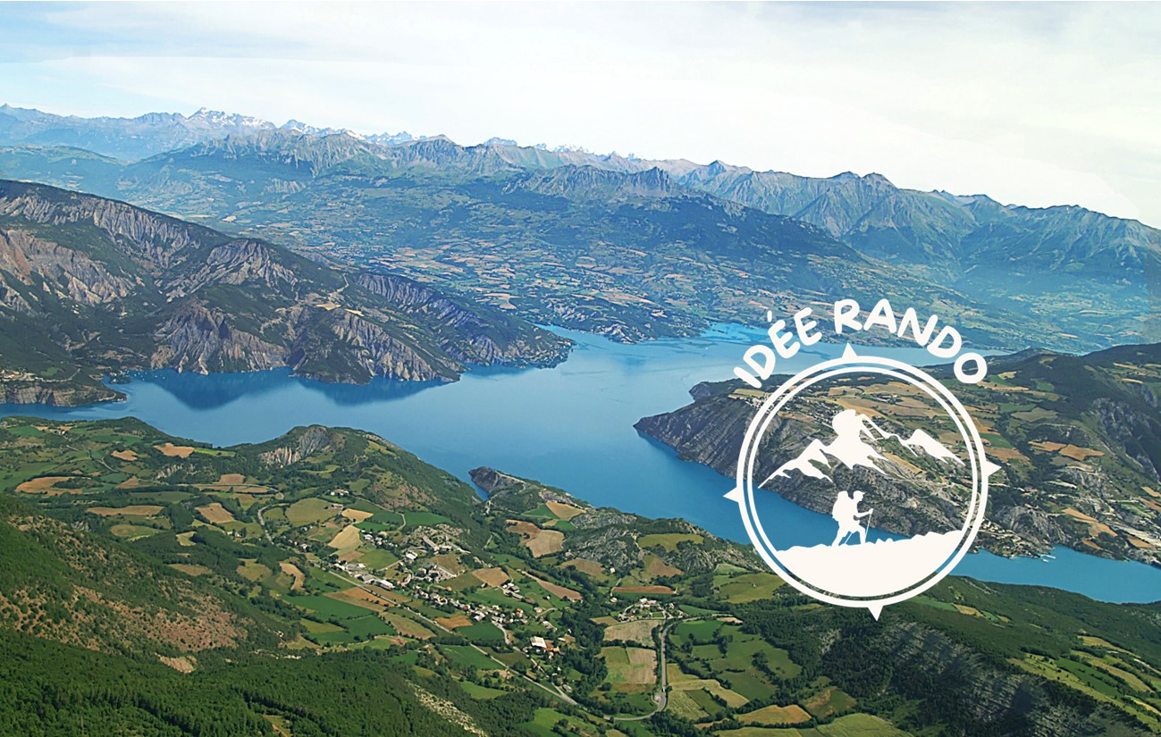 Lac de Serre-Ponçon depuis le plateau de la Chau - Office de tourisme PADLB